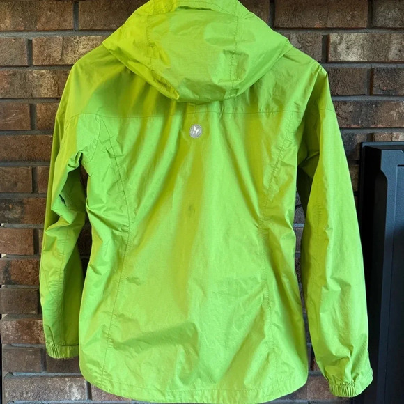 Women’s Marmot Precip Rain Jacket Green Envy Size Small - Picture 5 of 7